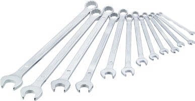 Hazet 600LG/13 Key Combinada, Key Tuercas 10,11,12,13,14,15,16,17,18,19,21,22,24MM, Cromo, Alemania, 13 Pieces — image 1