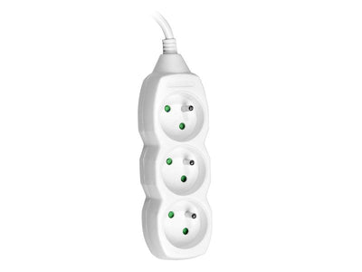 Tracer TRALIS44614 Power Strip 3M 3 Salidas White — image 1