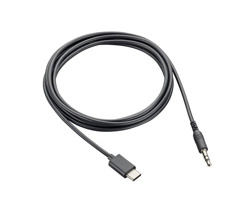 Poly HP USB-C a Adapter Connection Headphones 24 Pin USB-C Male a Mini-phone Stereo 3.5MM Male Replaces SKU 22