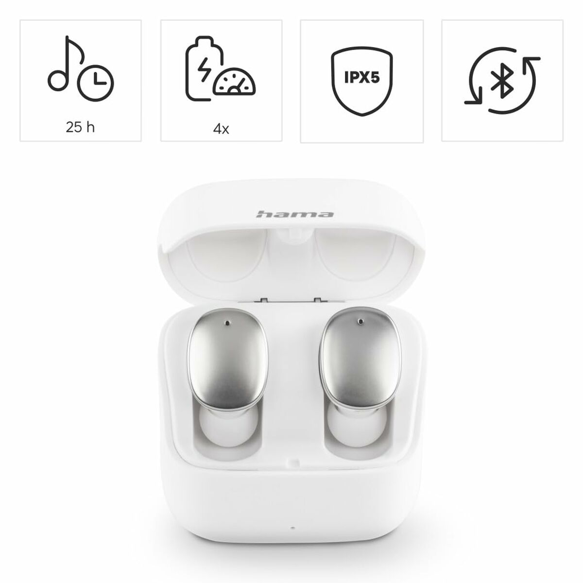 Hama Headphones Hama 00184109 White