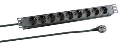 EFB Elektronik EK622DE.1 Base Múltiple 2M 9 Salidas AC Indoor Black — image 1