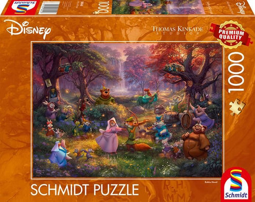 Schmidt Spiele Thomas Kinkade Studios: Disney - Robin Hood, Rompecabezas 1000 Pieces 58040 — image 1