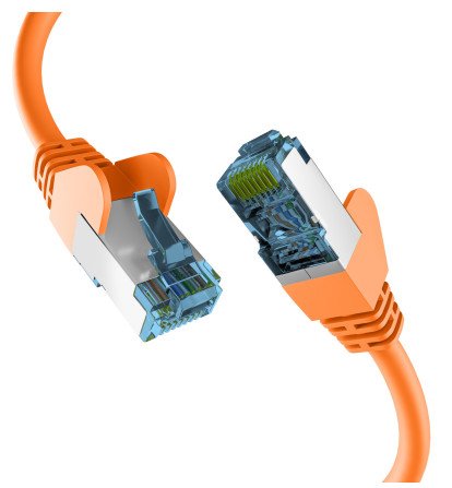 Efb RJ45 Network Cable With CAT.7 Rohcable Orange 15M