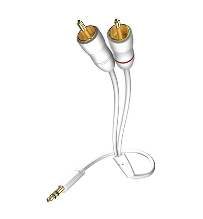 5X In-akustik Star Audio Cable 3,5MM Jack Plug - Cinch 1,5M — image 1