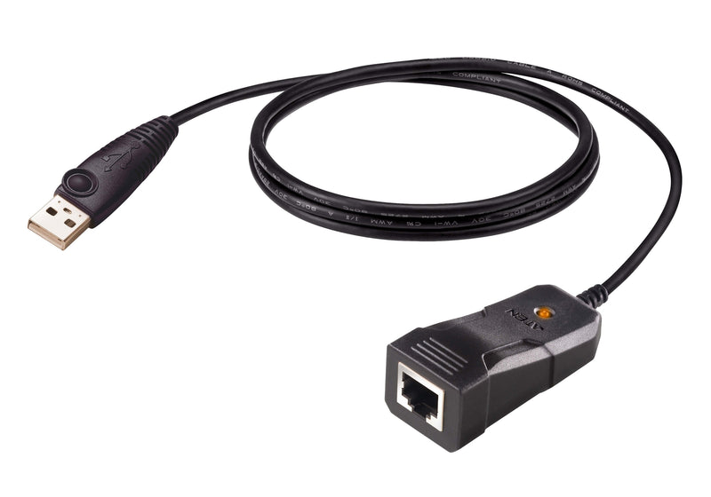 Aten UC232BF Cable Serie Black 1,2M USB Type a RJ-45