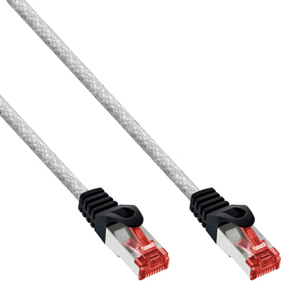 Inline Network Cable S/FTP Pimf CAT.6 250MHZ Pvc Cobre Transparent 25M — image 1