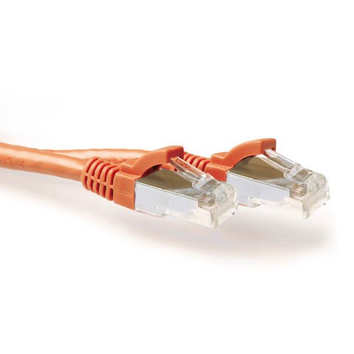 Orange 7 Meter Lszh SFTP CAT.6A Patch Cable Snagless With RJ45 Connectors