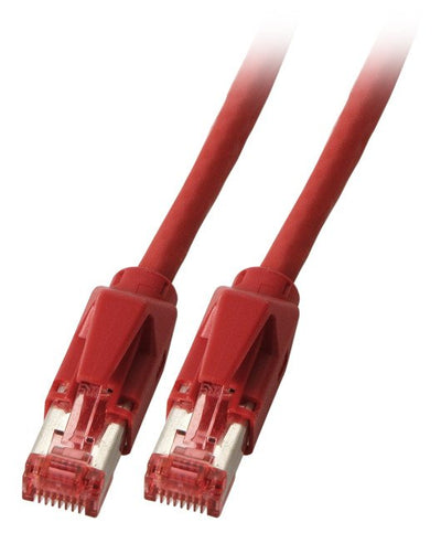 Efb RJ45 Network Cable CAT.6A S FTP Lszh Dtwyler 7702 TM21 Red 3M — image 1