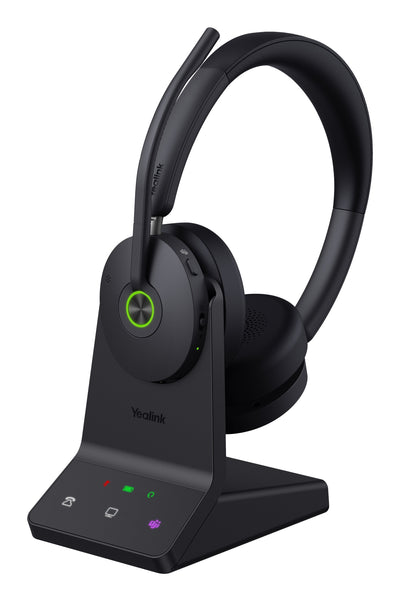 Yealink Headphones WH68 Uc Wireless And Alámbrico USB Type-c Bluetooth Black — image 1
