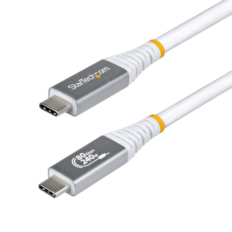 StarTech.com USB Cable USB-C (m) a USB-C (m) USB4 / Thunderbolt / DisplayPort 2.1 151.33CM Supports 4K120HZ Su