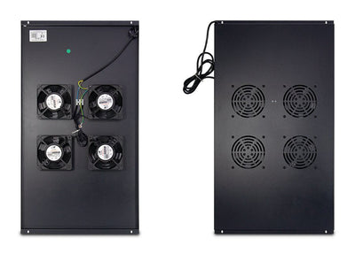 Inter-tech 88887268 Accesorio Bastidor Panel Fan Refrigerador Air Black Panel Fan Black 4 Venti — image 1