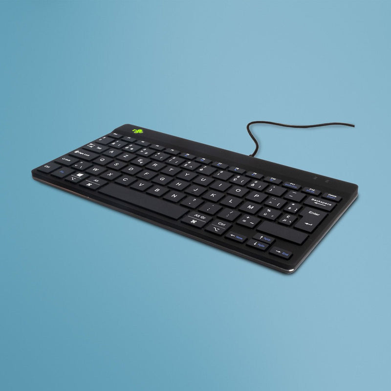 R-go Tools Compact Break Rgocobewdbl Keyboard Azerty Belga Black
