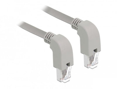 Delock Network Cable RJ45 CAT.6 S FTP Abajo Angulado 2M — image 1