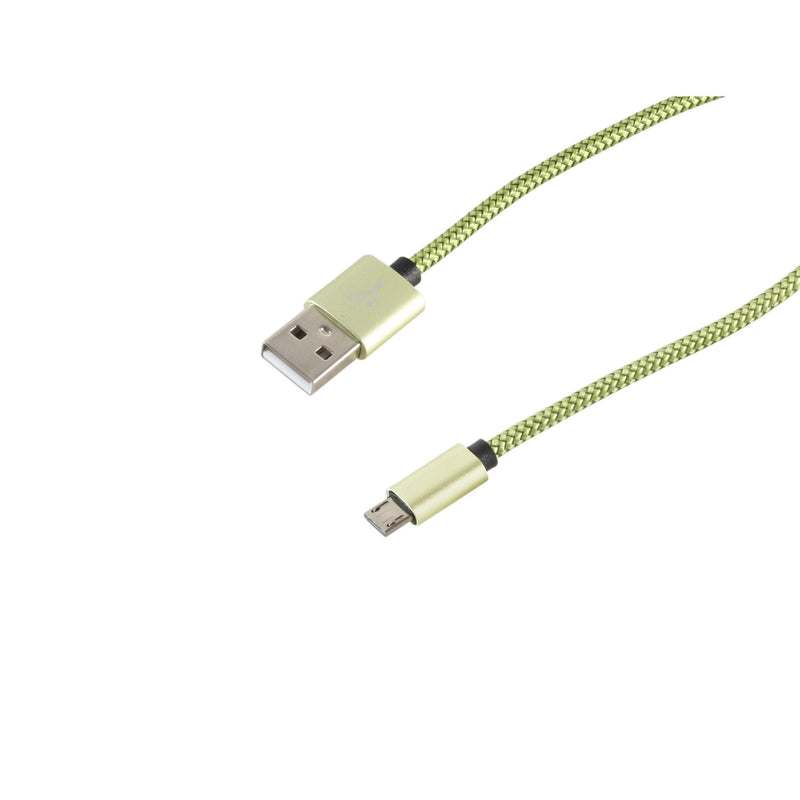 S-conn 14-50115 USB Cable 0,9M USB 2.0 USB a Micro-usb B Green