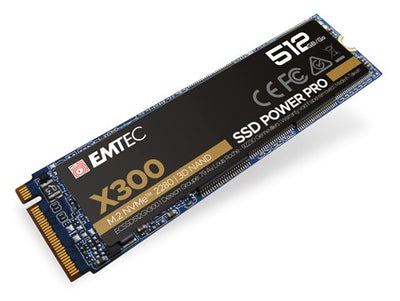 Emtec Drive SSD 512GB M.2 PCIE X300 NVMe M2 2280 — image 1