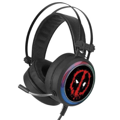 Headphone Gaming Deadpoool Black Sound Virtual 7.1/ JACK3.5MM/ Cable 2.2M — image 1