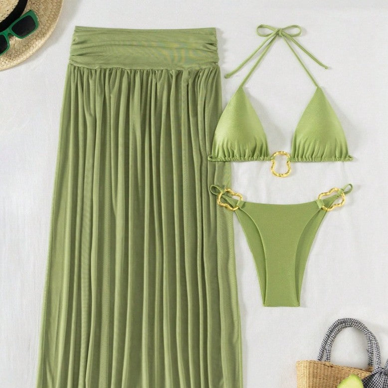 Stylish Minimalist And Form Fitting Womens Swimwear Set