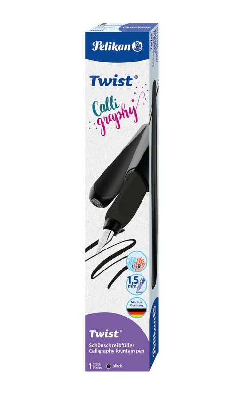 Pelikan Twist Calligraphy Pluma Derecha- And Zurdos. — image 1