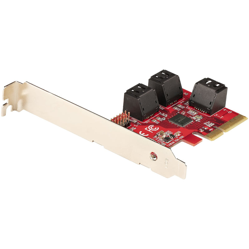 StarTech.com Card PCIE SATA Card Controladora Pci Express 6 Ports SATA 6Gbps With Bracket Perfil Low With Cone