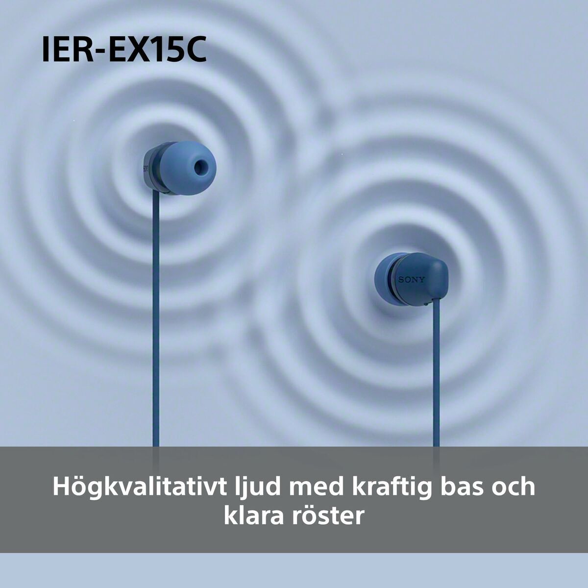 Sony Headphones Sony Ierex15Cl Blue