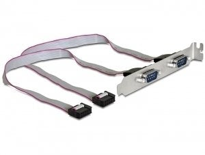 Delock Slot 2 Ports Serie Paso 2.54