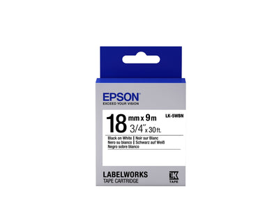 Epson Tape Standard - LK-5WBN Standard Black/White 18/9 — image 1
