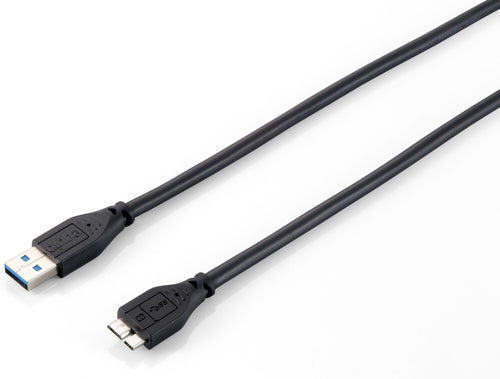 Equip USB Cable 3.0A Microusb 128397 Connectors Male / Male Triple Blindaje Black — image 1