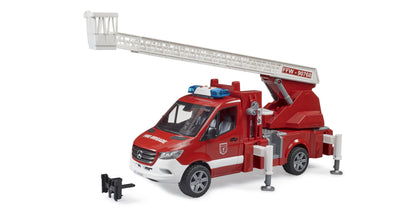 Bruder Vehículo Body Bomberos MB Sprinter With Módulo Light And Sound Red/White Ladder Giratoria, Pump — image 1