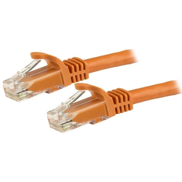 StarTech.com Network Cable Ethernet CAT.6 Without Enganche 5M Orange Cable Patch Snagless RJ45 UTP Cable Inter