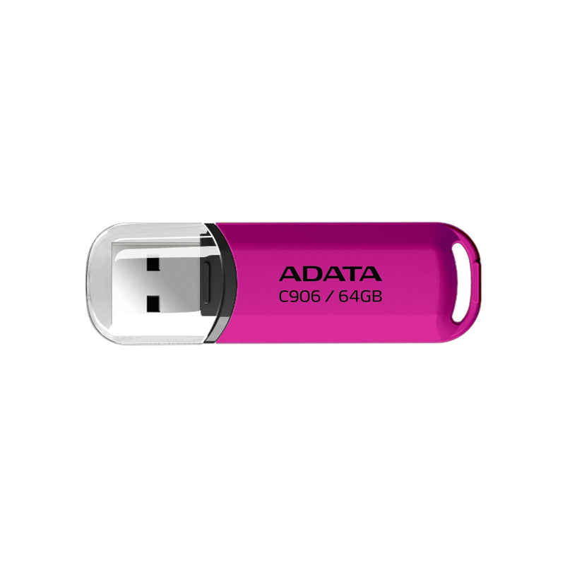 ADATA USB Flash Drive C906 64GB USB Flash Drive, Pink