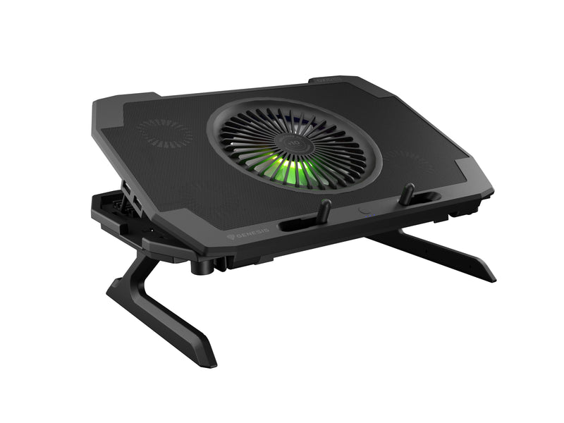 Genesis Base Refrigeradoras Oxid 850 RGB 15.6-17.3 Usb, 5 Fans