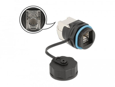 Delock 86699 Connector RJ45 CAT.6A Lsa Black — image 1
