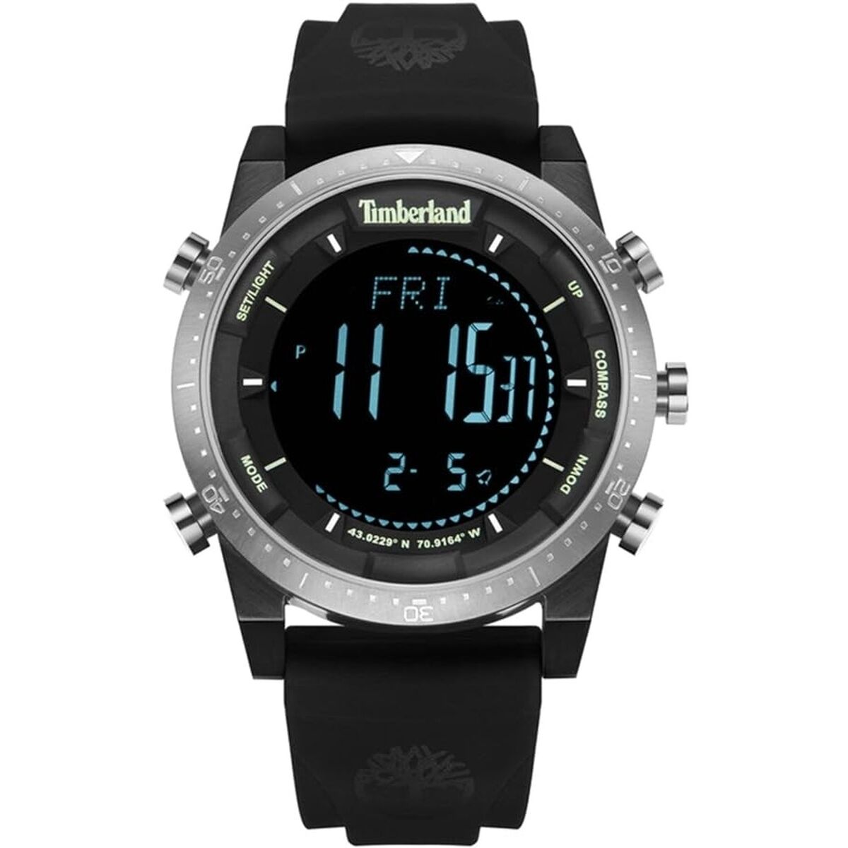 Timberland Men's Watch Timberland Tdwgp2104704 Black (Ø 45 Mm)