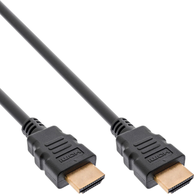 Inline® Certified Ultra High Speed HDMI Cable M/M 8K4K Gold Plated Black 0.5M