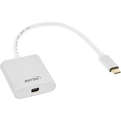 Inline Adapter USB , USB Type-c Male a Mini DisplayPort Female (modo DP Alt), 4K2K, Silver 0,2M — image 1