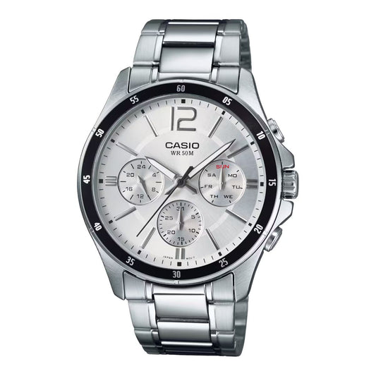 Casio Men's Watch Casio Mtp1374D7Avdf White (Ø 47 Mm)