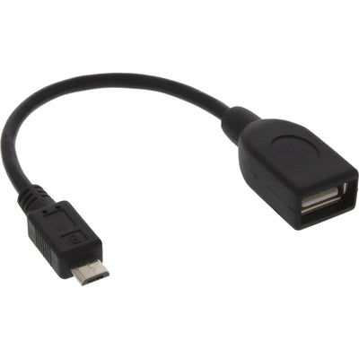 Inline Adapter Micro USB Otg Micro-b Male a USB a Female 0,15M — image 1