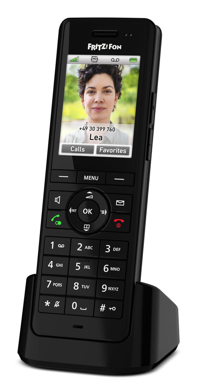 Fritz!fon X6 Int Phone Dect Identificador Llamadas Black — image 1