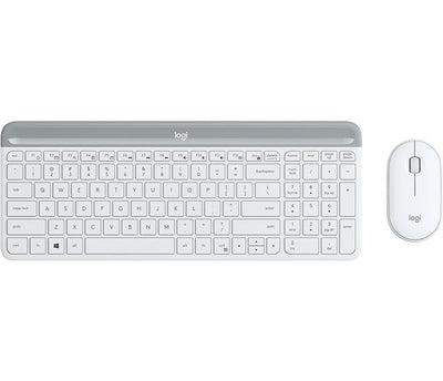 Logitech Keyboard German MK470 Mouse Included USB Qwertz White — image 1