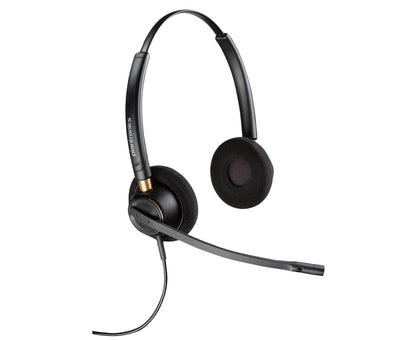 Poly Encorepro HW520D Encorepro 500 Series Headphone Oreja Cableado Quick Disconnect Black Certificado Skype E — image 1