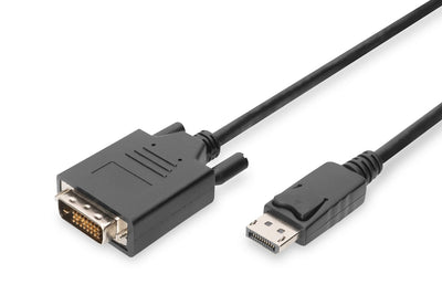 Digitus Converter Video DisplayPort Dp-DVI (24 + 1) M/M 5M DP 1.1A Ce Sw — image 1