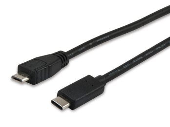 Equip USB Cable Type-c a USB Type B Micro B 1M Charging (3A) Or Datos (480MB/S) 12888407 — image 1