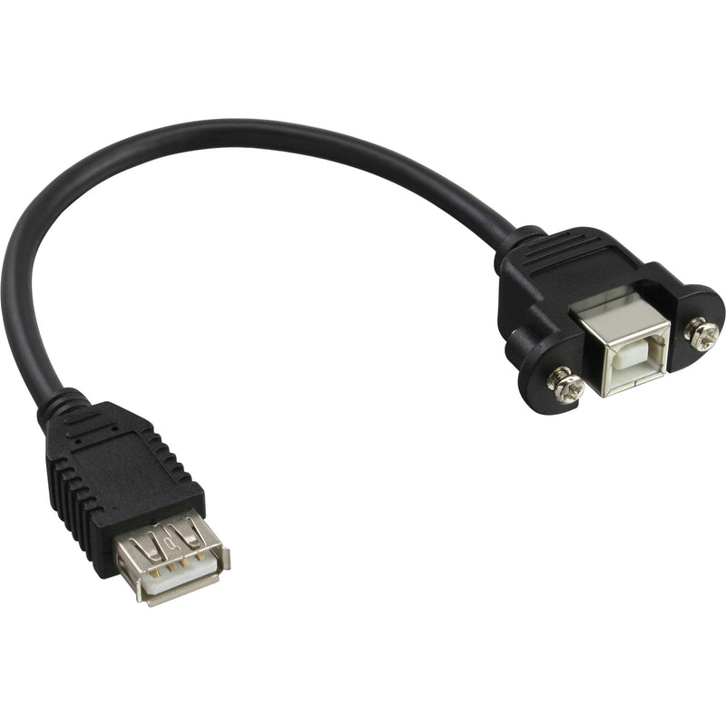 Inline Adapter USB 2.0 Type a Female a Connector Chasis Type B 0,2M