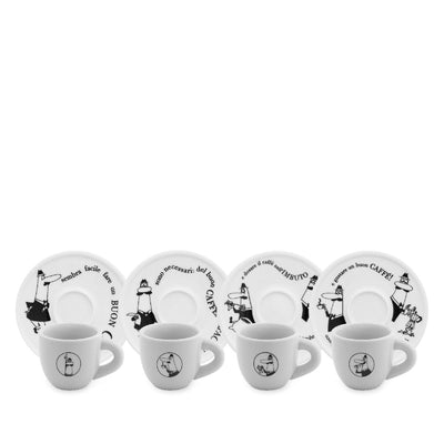 Bialetti Set Of 4 Cups Moka Carosello — image 1
