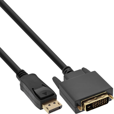 Inline Cable DisplayPort a DVI Black 3M — image 1
