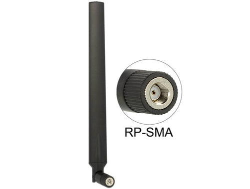 Delock WLAN Antenna Rp-sma 802.11 AC/a/H/B/G/N 4 ~ 7 dBi Omnidirectional Joint — image 1