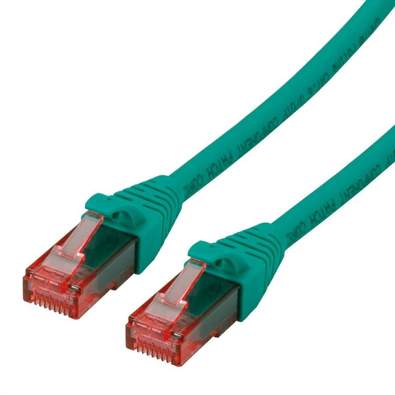 Roline Network Cable CAT.6 UTP, Component Level, Lsoh, Grn, 0,5M