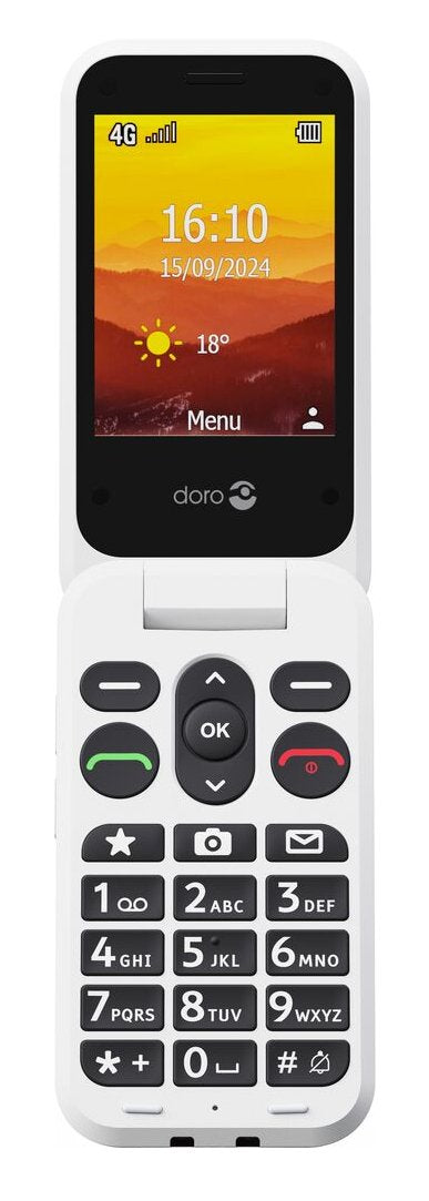 Doro Phone Mobile Phone Leva L30 2.8 4G Red White