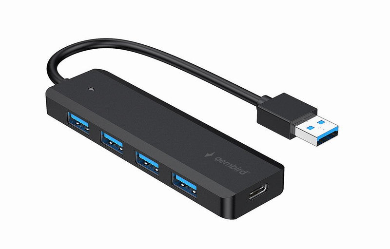Gembird Hub 4 Ports USB 3.1 Gen 1 Black UHB-U3P4P-02