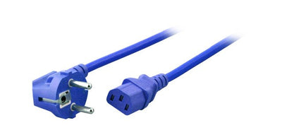 Efb Cable Power Contact Protection 90 - C13 180, Blue 3,0M, 3 X 1,00MM — image 1